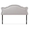 Queen Avery Modern And Contemporary Fabric Headboard Gray - Baxton Studio -Baxton Studio GUEST 01044a77 84a9 4122 af87 2089ae9088a5