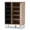 Adelina Mid - Century Modern 1 - Door Wood Shoe Cabinet - Brown - Baxton Studio 2 Adelina Mid - Century Modern 1 - Door Wood Shoe Cabinet - Brown - Baxton Studio -Baxton Studio GUEST 01423b98 8b67 4db9 a0f4 540a580e1b25