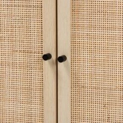 Caterina Wood And Natural Rattan 2 Door Storage Cabinet Natural Brown/Black - Baxton Studio 14 Caterina Wood And Natural Rattan 2 Door Storage Cabinet Natural Brown/Black - Baxton Studio -Baxton Studio GUEST 017f67ae 23b3 41dc b9d1 bb890bdccbd2
