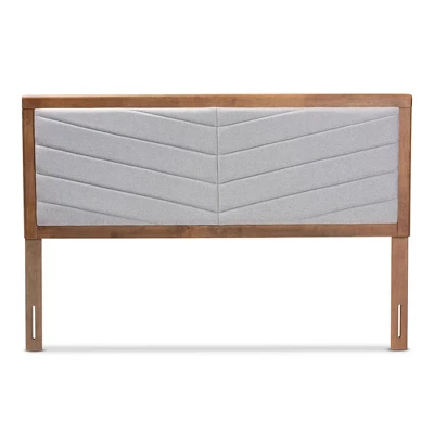 Iden Fabric Upholstered Wood Headboard - Baxton Studio 8 Iden Fabric Upholstered Wood Headboard - Baxton Studio - Image 6