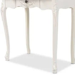 2pc Macsen Wood Vanity Set With Adjustable Mirror White - Baxton Studio 18 2pc Macsen Wood Vanity Set With Adjustable Mirror White - Baxton Studio -Baxton Studio GUEST 0610e8ac 9576 4048 ae04 e638d5c242aa