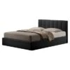 Queen Templemore Black Leather Contemporary Bed - Baxton Studio -Baxton Studio GUEST 07941430 db5b 48bf a453 9a8c5f3adc82