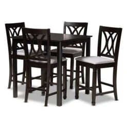 Reneau Espresso Wood Pub Set - Baxton Studio 16 Reneau Espresso Wood Pub Set - Baxton Studio -Baxton Studio GUEST 087f271c 7496 400a ad8b be5fbfc06b1a
