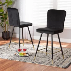 2pc Preston Two-Tone And Metal Bar Stool Set - Baxton Studio 15 2pc Preston Two-Tone And Metal Bar Stool Set - Baxton Studio -Baxton Studio GUEST 0984b3c0 8d74 46cc 9587 a777e126bcc6