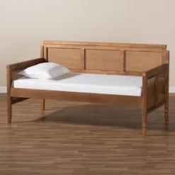 Twin Toveli Wood Daybed Ash Walnut - Baxton Studio 14 Twin Toveli Wood Daybed Ash Walnut - Baxton Studio -Baxton Studio GUEST 0a846a82 62eb 401b 9591 a7dc3ec64b14