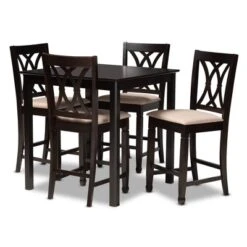 Reneau Espresso Wood Pub Set - Baxton Studio 17 Reneau Espresso Wood Pub Set - Baxton Studio -Baxton Studio GUEST 0a8f5969 e468 49ab ace2 1f7fd1710b41