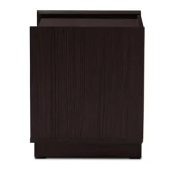 Larsine Finished 2 Drawer Nightstand Brown - Baxton Studio -Baxton Studio GUEST 0b66cdb0 49cb 4a50 b262 9ca38e85352a