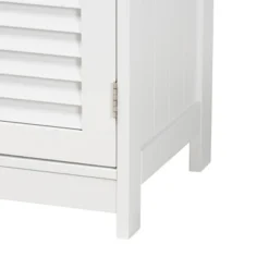 Rivera Wood And Metal 2 Door Bathroom Storage Cabinet White/Silver - Baxton Studio 15 Rivera Wood And Metal 2 Door Bathroom Storage Cabinet White/Silver - Baxton Studio -Baxton Studio GUEST 0c15fff8 7c85 4ea5 8680 f562e3c6a723