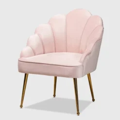 Cinzia Velvet Upholstered Seashell Shaped Accent Chair - Baxton Studio 21 Cinzia Velvet Upholstered Seashell Shaped Accent Chair - Baxton Studio -Baxton Studio GUEST 0c71206f 138d 4e3f 9dad 742598a8b32d