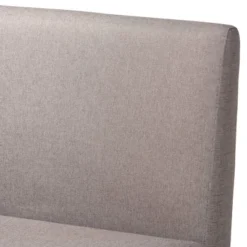 3pc Odessa Mid-Century Modern Fabric Upholstered Wood Dining Nook Set Walnut/Brown/Gray - Baxton Studio -Baxton Studio GUEST 0de1b6ad a661 4146 8c5b 4f2e078d88a7