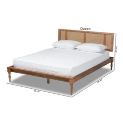 Romy Wood Platform Bed Ash Walnut - Baxton Studio -Baxton Studio GUEST 0f546479 93fb 4316 bfd6 817cb77e05a5