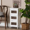 Fanning Two-Tone Wood 3 Drawer Storage Unit White/Brown - Baxton Studio 1 Fanning Two-Tone Wood 3 Drawer Storage Unit White/Brown - Baxton Studio -Baxton Studio GUEST 0f56bf82 1db7 4ec0 a430 1b17d7e0da06