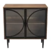 Carter Wood And Metal 2 Door Sideboard Dining Cabinet Walnut Brown/Black - Baxton Studio -Baxton Studio GUEST 0fd00d79 24da 47cf a259 9b1426d9ffbe