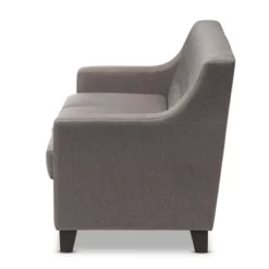 Arcadia Modern And Contemporary Fabric Upholstered Button Tufted Living Room 3 Seater Sofa - Baxton Studio -Baxton Studio GUEST 1008b7ff 0509 40ca 86e0 dec66df07801