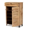 Coolidge Wood 5 Shelf Storage Cabinet Oak Brown - Baxton Studio -Baxton Studio GUEST 101ff9af d45f 4b01 974b d101728c585f