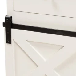 Nadia Wood And Metal 2 Door Sideboard Buffet White/Black - Baxton Studio 16 Nadia Wood And Metal 2 Door Sideboard Buffet White/Black - Baxton Studio -Baxton Studio GUEST 112d750f 24b0 40be 97b6 6a3d0c7f102c