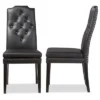 Set Of 2 Dylin Modern And Contemporary Faux Leather Dining Chairs - Baxton Studio -Baxton Studio GUEST 1144b3a7 09f6 4591 98d1 45b346d254e0