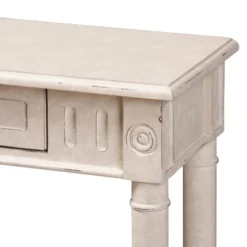 Ariella Whitewashed 1 Drawer End Table White - Baxton Studio 16 Ariella Whitewashed 1 Drawer End Table White - Baxton Studio -Baxton Studio GUEST 1187407f 4b3f 49e9 8e67 b37c8894de4f