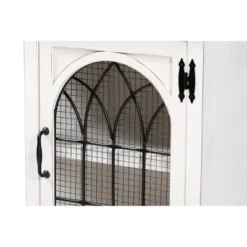 Faron Wood 1 Door Nightstand White/Oak Brown - Baxton Studio -Baxton Studio GUEST 11c5b1a7 be66 42b3 9221 e6de51d505e3