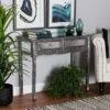 Wycliff Metal And Mirrored Glass 2 Drawer Console Table Dark Gray/Silver - Baxton Studio 1 Wycliff Metal And Mirrored Glass 2 Drawer Console Table Dark Gray/Silver - Baxton Studio -Baxton Studio GUEST 12b3168d 8a9e 4a66 b301 1587eeb2d250