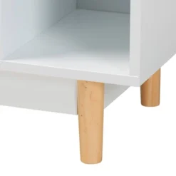 Russell Two-Tone Wood 2 Door Sideboard White/Oak Brown - Baxton Studio -Baxton Studio GUEST 138f3455 bba6 4e85 a45d 0f0865620246