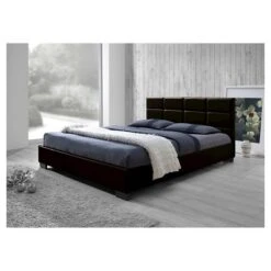 Vivaldi Modern And Contemporary Faux Leather Padded Platform Base Bed Frame - Baxton Studio -Baxton Studio GUEST 152bc0a4 e22c 45b2 b190 08181d0227f8