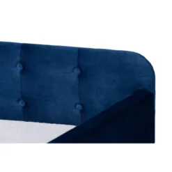 Jona Velvet Fabric Upholstered And Button Tufted Daybed With Trundle - Baxton Studio -Baxton Studio GUEST 152e4531 6fd1 4776 8927 9c79c44e4fdd