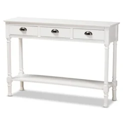 Garvey Wood 3 Drawer Entryway Console Table - Baxton Studio 21 Garvey Wood 3 Drawer Entryway Console Table - Baxton Studio -Baxton Studio GUEST 16453017 8815 4738 8e6e 7e408c34764c