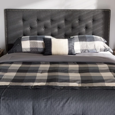 Windsor Modern And Contemporary Fabric Headboard - Baxton Studio 5 Windsor Modern And Contemporary Fabric Headboard - Baxton Studio - Image 3