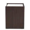 Walker Wood Nightstand With Faux Marble Top Dark Brown/Marble/Gold - Baxton Studio -Baxton Studio GUEST 1724e20e 2464 4dc8 bd38 c29bd82d00f2