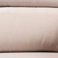 Charlotte Fabric Upholstered Wood 2 Seater Loveseat Taupe/Brown - Baxton Studio -Baxton Studio GUEST 173831a9 580a 4850 be76 8d25edb455b6