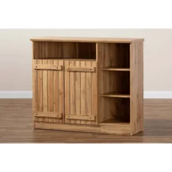 2 Door Eren Farmhouse Wood Dining Room Sideboard Buffet - Baxton Studio -Baxton Studio GUEST 1858953f 8e14 45de a7bf cf58c6cfb335