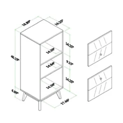 Hartman Wood Storage Cabinet Walnut Brown - Baxton Studio -Baxton Studio GUEST 19410f65 8bc7 40e2 9eaa 436c1da45bad
