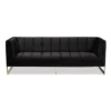 Ambra Velvet Upholstered And Button Tufted Sofa Black/Gold - Baxton Studio -Baxton Studio GUEST 1aaed35b cd9a 44ce 9de9 2252e050a2fd