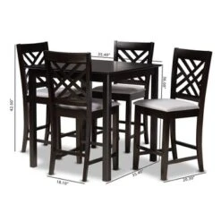 Caron Wood Pub Counter Height Dining Set Espresso Brown - Baxton Studio 9 Caron Wood Pub Counter Height Dining Set Espresso Brown - Baxton Studio -Baxton Studio GUEST 1c600720 90be 4af2 96d1 6d1bddc2e2ae