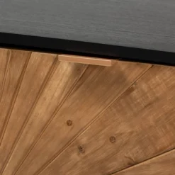 Richardson Two-Tone Wood 2 Drawer Storage Cabinet Natural Brown/Black - Baxton Studio -Baxton Studio GUEST 1c9bae9b abaa 4c9a a2bb a21d5173a7c1