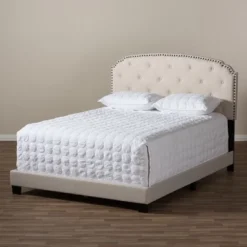 Lexi Modern And Contemporary Fabric Upholstered Bed - Baxton Studio -Baxton Studio GUEST 1d328126 6a42 4267 b106 933e62165e96