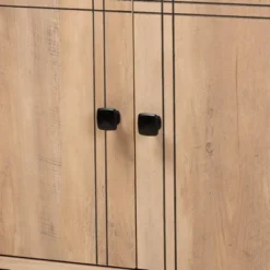 Patterson 1 Drawer Kitchen Storage Cabinet Walnut - Baxton Studio -Baxton Studio GUEST 1d4441fb 1967 4cc9 b8a5 753ff2bd7bf3