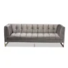 Ambra Velvet Sofa - Baxton Studio