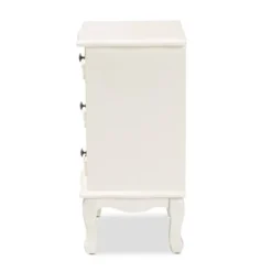 Callen Wood 3 Drawer Nightstand White - Baxton Studio 14 Callen Wood 3 Drawer Nightstand White - Baxton Studio -Baxton Studio GUEST 1e5e07d6 137a 4bda a3ce dab358b3047f