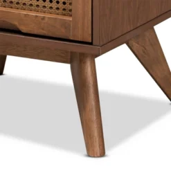 Barrett Wood And Synthetic Rattan 2 Drawer Nightstand Walnut Brown - Baxton Studio 16 Barrett Wood And Synthetic Rattan 2 Drawer Nightstand Walnut Brown - Baxton Studio -Baxton Studio GUEST 1ef59642 62c6 45df 94ba 2a5434b9fa08