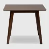 Pernille Square Wood Dining Table Walnut - Baxton Studio -Baxton Studio GUEST 20619a3b 9e38 4d7e ae14 14f0dc99a6e6