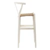 Mid-Century Modern Wishbone Barstool Wood White - Baxton Studio -Baxton Studio GUEST 20ecb45c 3fd4 427e 8290 10281fdf271f