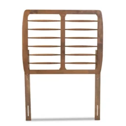 Carolyn Wood Headboard Walnut - Baxton Studio