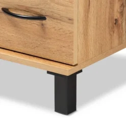 Maison Wood 5 Drawer Storage Chest Oak Brown - Baxton Studio 14 Maison Wood 5 Drawer Storage Chest Oak Brown - Baxton Studio -Baxton Studio GUEST 2160dddb 0a31 4c42 974c 7d712d28ded6