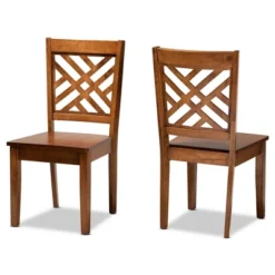 Caron Wood Dining Chair Set - Baxton Studio 16 Caron Wood Dining Chair Set - Baxton Studio -Baxton Studio GUEST 21f9857d ede3 458a 87d7 30a440b58468
