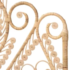 Queen Size Caelinus Rattan Standalone Headboard Natural Brown - Baxton Studio -Baxton Studio GUEST 22623306 4b82 4fe9 82d0 6ac05a602a21