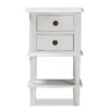 Audrey Finished 2 Drawer Nightstand White - Baxton Studio 2 Audrey Finished 2 Drawer Nightstand White - Baxton Studio -Baxton Studio GUEST 22870ecd ce67 4b93 9a06 f88c9cf590fe