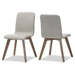 Set Of 2 Sugar Mid-century Dining Chairs - Baxton Studio -Baxton Studio GUEST 235b61a0 0655 401f b633 9a744f869080