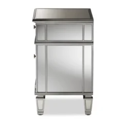 Sussie Hollywood Regency Glamour Style Mirrored 2 - Drawer Nightstand - Baxton Studio 11 Sussie Hollywood Regency Glamour Style Mirrored 2 - Drawer Nightstand - Baxton Studio -Baxton Studio GUEST 24b7e8b9 42a3 4fc4 a3f1 0f3aade951da